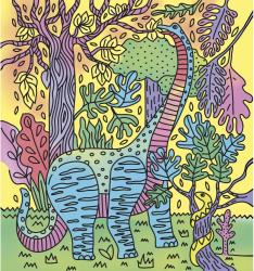 Janod Janod Atelier Sada Maxi Maľovanie Dinosaurus