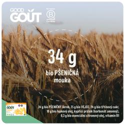 6x GOOD GOUT BIO Piškóty s esenciálnym citrónovým olejom (120 g), 8m+