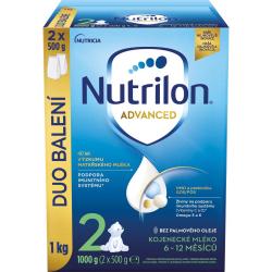 3x NUTRILON 2 Advanced následné dojčenské mlieko 1 kg, 6+