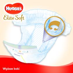HUGGIES® Elite Soft Plienky jednorazové 1 (2-5 kg) 104 ks - MESAČNÁ ZÁSOBA