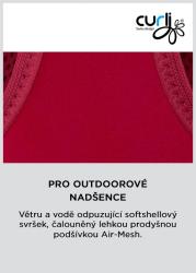 CURLI Postroj pre psov so sponou Softshell Red S, 4-7 kg