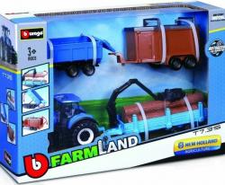 Bburago 2020 Bburago 10cm Farm tractor Gift Set (6ks)