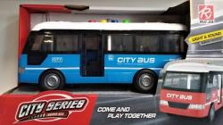 Wiky Autobus s efektmi 25cm - modrý