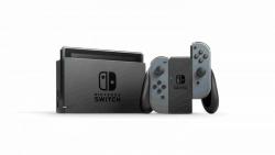 Nintendo Switch with grey Joy-Con vystavený kus