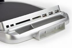 Gembird combo podložka pod myš s integrovanou kalkulačkou, 3-port USB hubom, čítačkou pamäťových kar