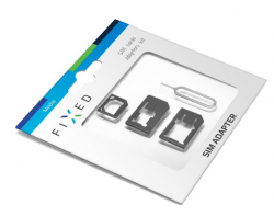 FIXED Adaptér SIM kariet nanoSIM na microSIM a miniSIM karty/z microSIM na mini SIM