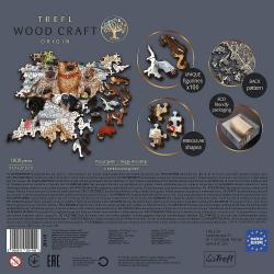 Trefl Trefl Drevené puzzle 1000 - Psie priateľstvo