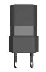 FIXED Mini Sieťová nabíjačka s USB-C a USB výstupom, PD a QC 3.0, 20W, čierna