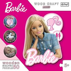 Trefl Trefl Drevené puzzle Junior 50 dielikov - Krásna Barbie