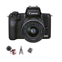 Canon M50 Mark II + EF-M 15-45mm IS STM Vlogger Kit čierny