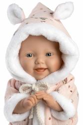 Llorens Llorens 63302 LITTLE BABY - realistická bábika bábätko s mäkkým látkovým telom - 32 cm