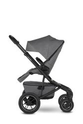 EASYWALKER Kočík kombinovaný Jimmey Iris Grey XXL AIR + RWS + Jackey XL Shadow Black