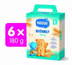 6x NESTLÉ Baby sušienky 180 g