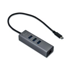 i-Tec Metal USB-C 3.1 Hub 3-Port + Gigabit Ethernet Adapter