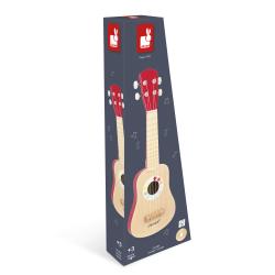 Janod Janod Drevené ukulele Confetti so reálnym zvukom 4 struny