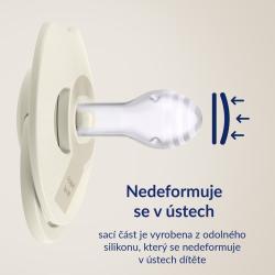 LOVI Cumlík silikónový dynamický Prime 6-18m 2ks Coconut/Ivory
