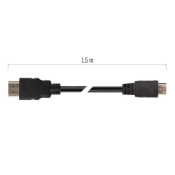 Emos HDMI 2.0 high speed kábel A vidlica - C vidlica 1.5m