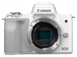 Canon EOS M50 + EF-M 15-45mm IS STM + EF-M 55-200mm IS STM biely