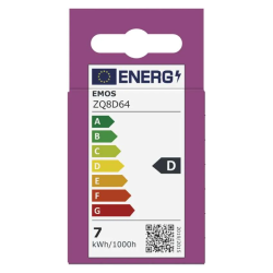 Emos Classic MR16 7W GU10 1000lm studená biela