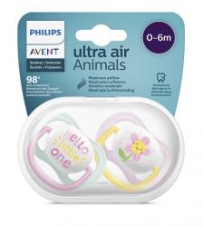 Philips AVENT Cumlík Ultra air play 0-6m dievča 2 ks