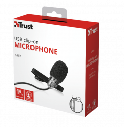 Trust LAVA USB clip-on-microphone