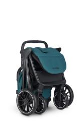 EASYWALKER Kočík kombinovaný Jimmey Indigo Blue XXL AIR + RWS + Jackey XL Teal Green