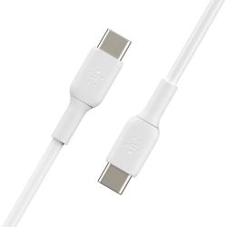 Belkin kábel USB-C to USB-C 2m opletený biely