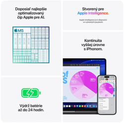 Apple MacBook Pro 14" Apple M5 10C CPU 10C GPU 24GB 1TB Kozmický čierny SK