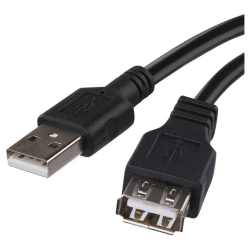 Emos USB kábel 2.0 A vidlica - A zásuvka 2m