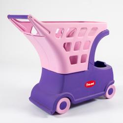 Doloni DOLONI Detské auto s košíkom ružové
