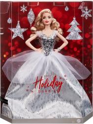 Mattel Mattel Barbie Vianočná bábika 2021 Blondínka