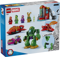 Lego Loki vs. tím Iron Mana