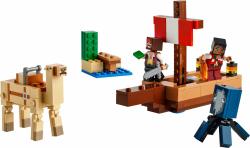 LEGO LEGO® Minecraft® 21259 Plavba na pirátskej lodi