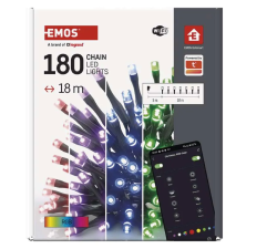 Emos GoSmart LED vianočná reťaz 18m vonkajšia aj vnútorná RGB, programy, časovač, wifi