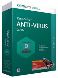 Kaspersky Anti-Virus 2016 1+1PC / 1rok