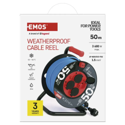 Emos Weatherproof bubon 4 zásuvky 50m 1.5mm2