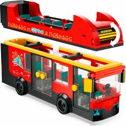 LEGO LEGO® City 60407 Červený dvojposchodový vyhliadkový autobus