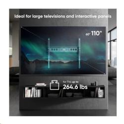 Onkron UT12 výklopný držiak TV 60" - 110"