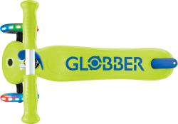 Globber Scooter Globber detská kolobežka Plus - Primo Plus Lights V2 - Svietiaca - Lime Green/Navy B