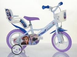 DINO Bikes DINO Bikes - Detský bicykel 12" 124RLFZ3 so sedačkou pre bábiku a košíkom - Frozen 2 2019