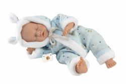 Llorens Llorens 63301 LITTLE BABY - spiaca realistická bábika bábätko s mäkkým látkovým telom - 32