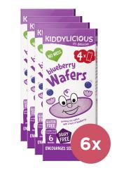 6x KIDDYLICIOUS Oplátky čučoriedkové mini 4x 4 g