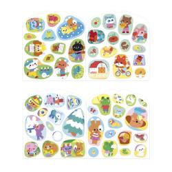 Janod Janod Stickers Samolepky Vidiek 7 predlôh