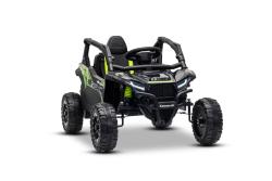 BENEO Kawasaki TERYX KRX 1000 12V, čierne, jednomiestne, odpružená zadná náprava, 2,4 Ghz diaľkové o