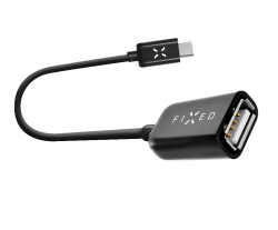 FIXED USB-C OTG adaptér čierny