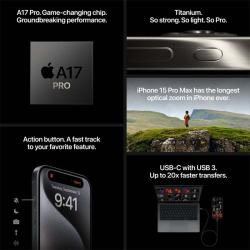 Apple iPhone 15 Pro Max 512GB Titánová prírodná