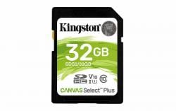 Kingston Canvas Select Plus SDHC 32GB Class 10 UHS-I (r100MB,w10MB)