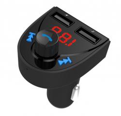 Gembird 3v1 Bluetooth handsfree sada do auta s FM-radio vysielačom a USB 3.1A nabíjačkou