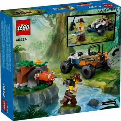 LEGO LEGO® City 60424 Štvorkolka na prieskum džungle – misia panda červená