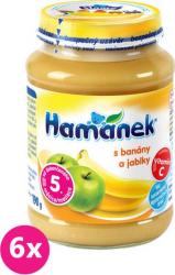 6x HAMÁNEK s Jablkom a banánom 190 g